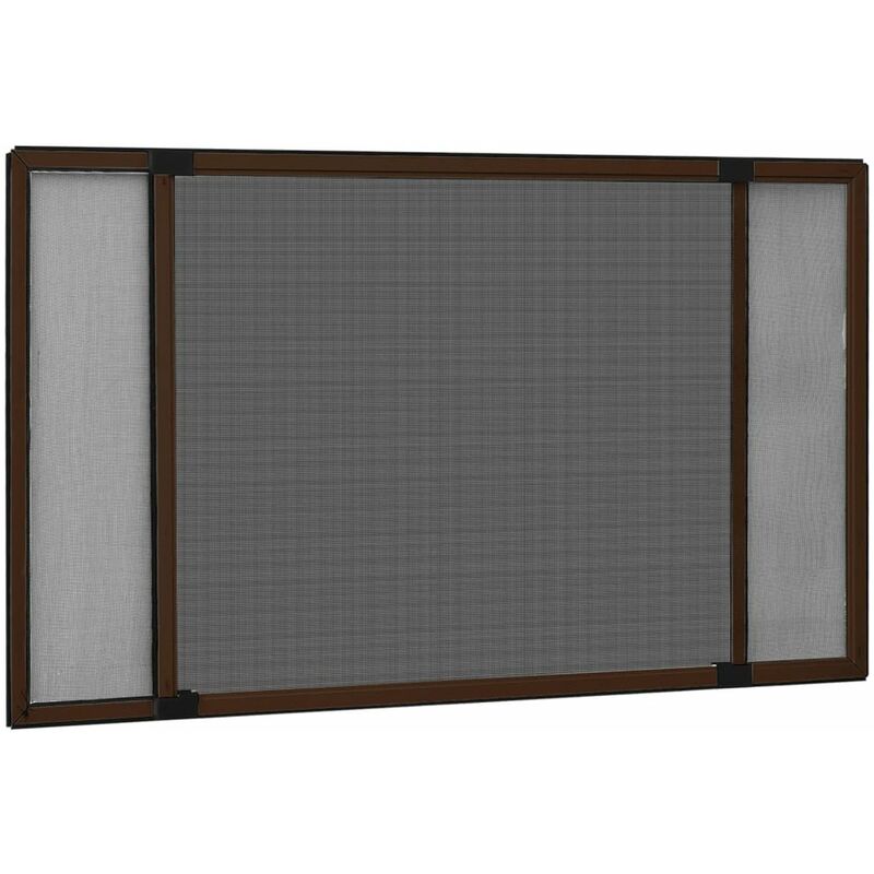 

Mosquitera extensible para ventanas marron (100-193)x75 cm