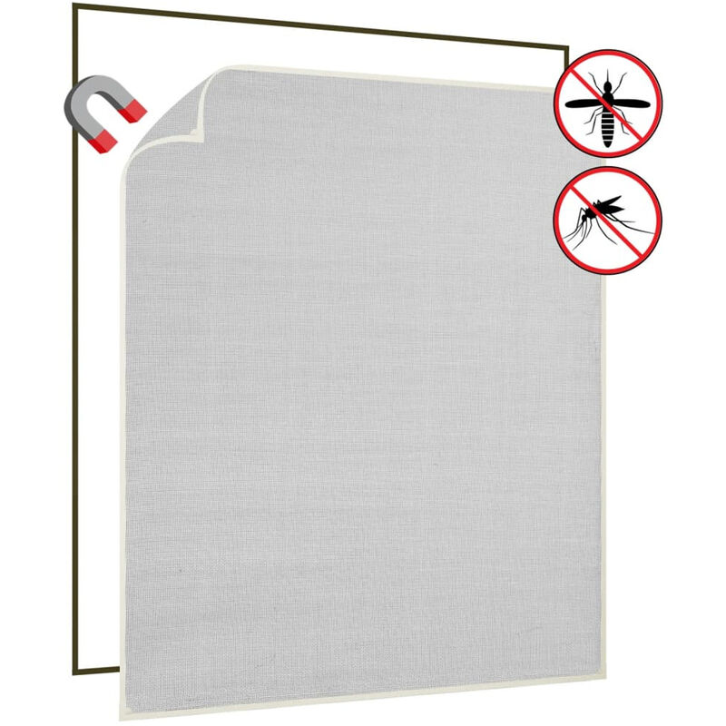 

Mosquitera magnetica para ventana blanco fibra vidrio 130x150cm