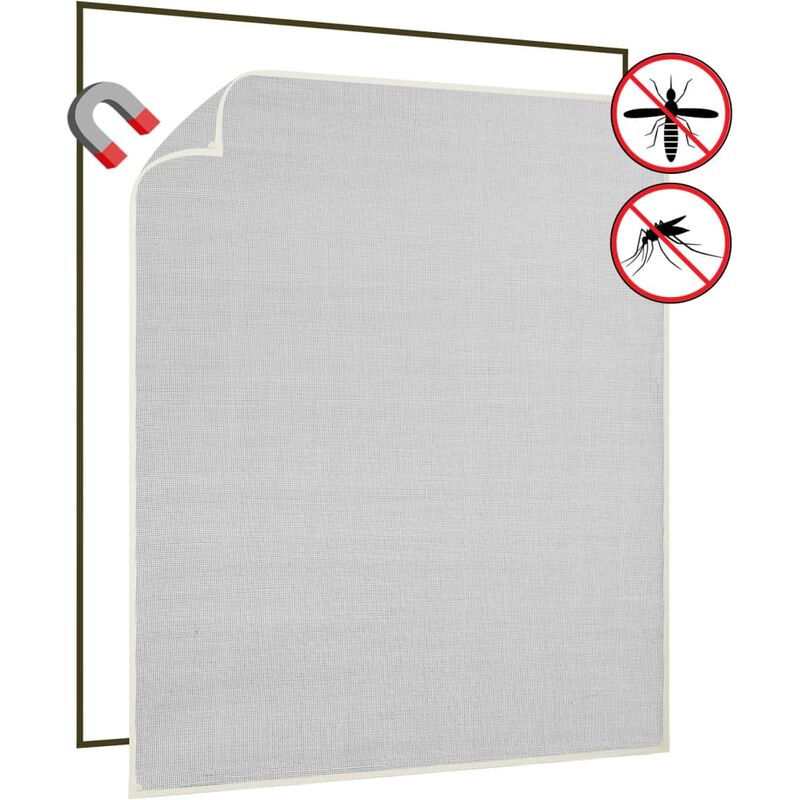 

Mosquitera magnética para ventana blanco fibra vidrio 130x150cm