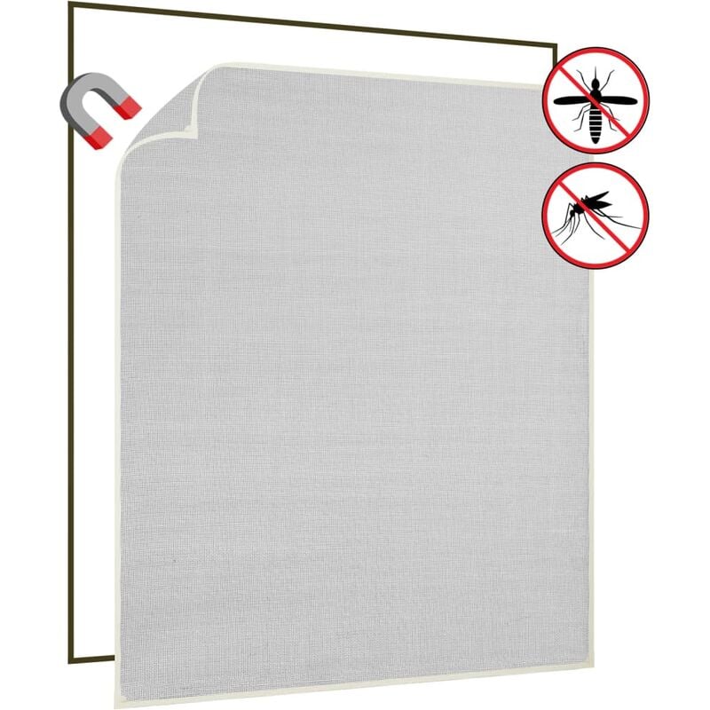 

Mosquitera magnética para ventana blanco fibra vidrio 130x150cm