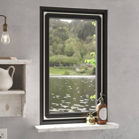 Mosquitera magnética para ventanas blanco 80x140 cm vidaXL