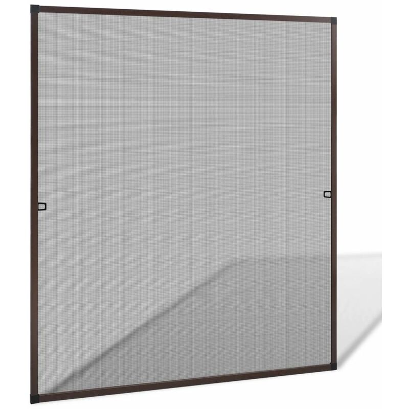 

Mosquitera marron de ventanas, 130 x 150 cm