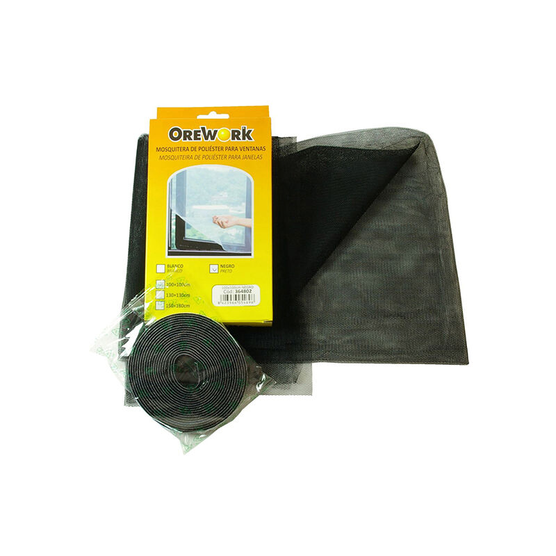 

Mosquitera negra 100x100 cm - Orework