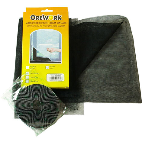 MOSQUITERA OREWORK NEGRA 130x130 cm