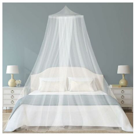 Mosquitera para camas, 0,6 x 2,5 x 8,5 m, mosquitera para camas individuales/dobles, mosquitera con dosel para camas de adultos/niñas/niños, mosquitera universal con dosel para camas grandes