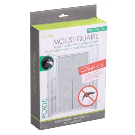 WADIGA Mosquitera para puerta con sistema magnético - 90x210cm