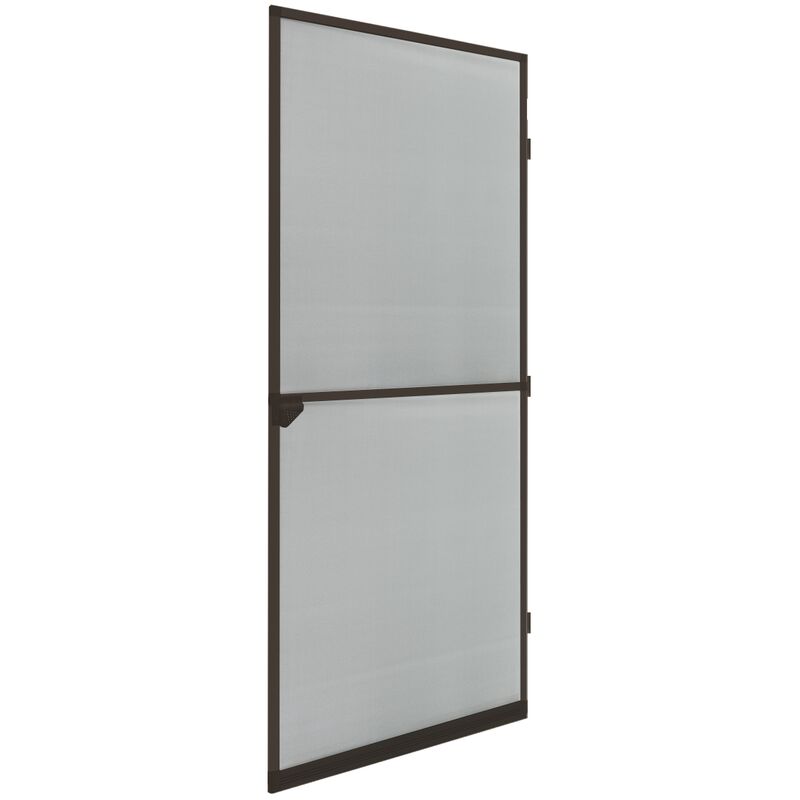 

Mosquitera para puerta protector de insectos color marrón 100 x 220 cm aluminio