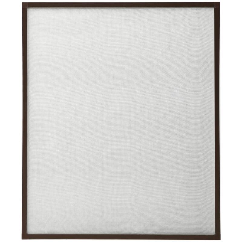 

Mosquitera para ventanas marrón 110x130 cm