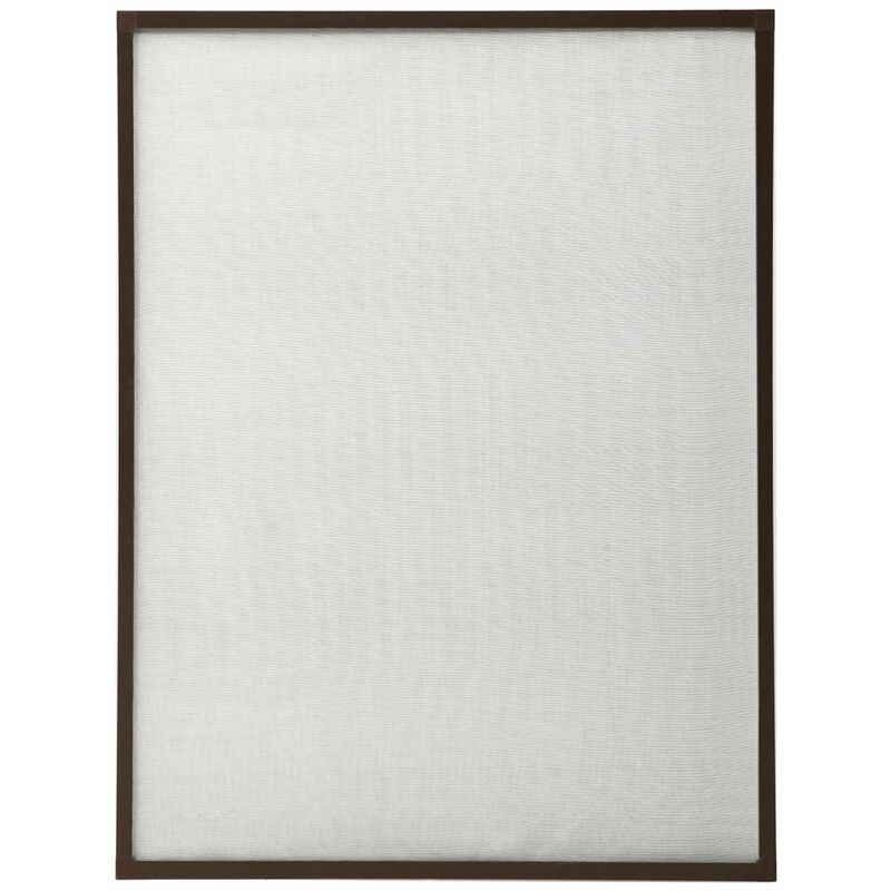

Mosquitera para ventanas marron 80x120 cm
