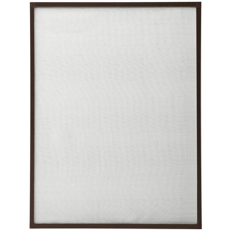

Mosquitera para ventanas marrón 80x120 cm