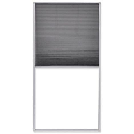 Mosquitera plisada para ventana 160 x 80 cm