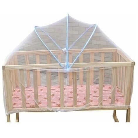 Mosquitera portátil y plegable para cuna de bebé, universal, cómoda, transpirable y duradera, ideal para interiores y exteriores.