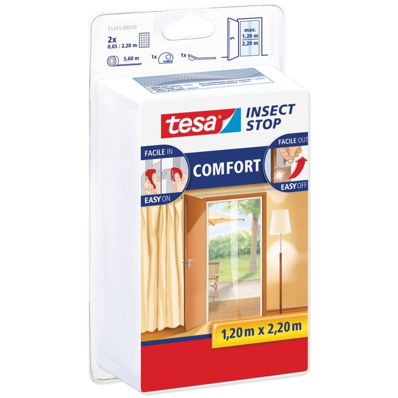 

Mosquitera puertas blanca