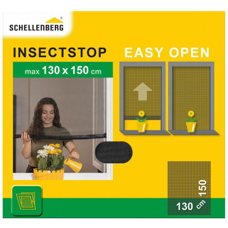 Mosquitera SCHELLENBERG Easy Open 130x150cm Poliéster 70474