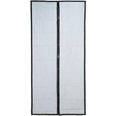 Mosquito net 100x210cm Magnetic mosquito net without drilling White mosquito net with adhesive strips and ultra-fine mesh YMYNY