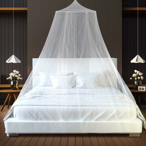 Mosquito Net, Dome Mosquito Nets, Bed Mosquito Net Large Polyester Mosquito Net, Fit Bed Canopy for Crib, Single Bed, Double Bed