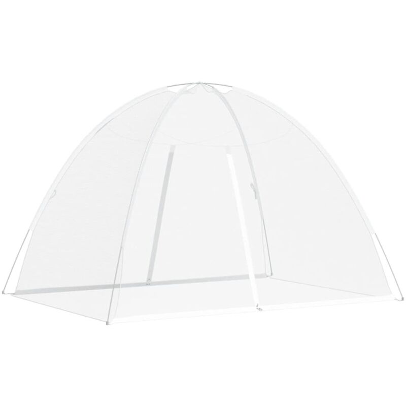 Mosquito Net Mongolia With Doors 220 Mesh White 200x150x140 Cm Vidaxl