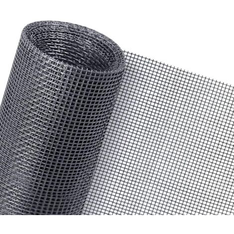 Mosquito Net Window Anti-Mosquito, 250x120cm Universal Mosquito Net for Window, Durable Fireproof Fiberglass Net, Cuttable to the Desired Size to Cover Windows