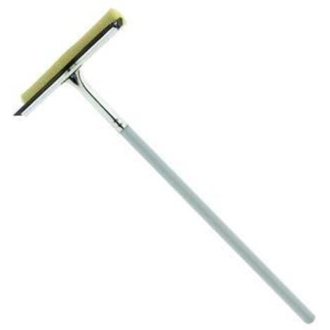 Mosquito pulivetro con manico cm25 lavavetri pulizia vetri auto metallo h60cm