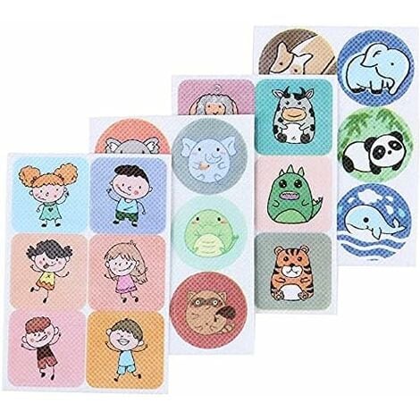 KINGSO Mosquito Repellent Bandages, 4 Packs Mosquito Repellent Stickers (144 Stickers), Mosquito Repellent Plasters for Kids, Adults, Outdoor, Indoor, Up to 24 Hours Protection