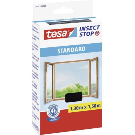 Mosquito Standard 1,30M X 1,50M Per La Finestra, Nero 1,30Mx1,50M - Tesa Insect Arresto