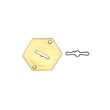 Mostrina Esterna In Ottone 95147 - mm.52x64 (95147004C1)