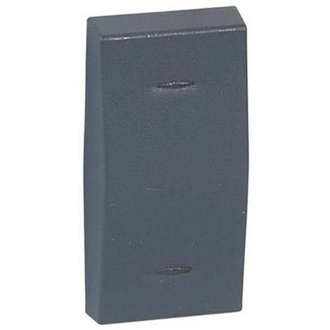 Mostrina Legrand Vela antracite per interruttore Vela 1 modulo 682913