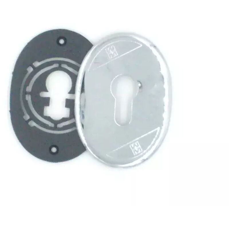 Mostrina Esterna Bronzo Per Serratura - Dimensioni 52x70 Mm, Finitura Ottonata Per Ingresso - Foto 12