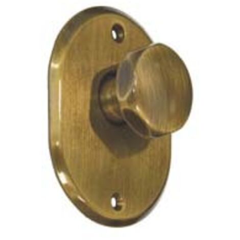 MOSTRINA OVALE CON POMOLO IN OTTONE BRUNITO 331/35 mm.70x90h. sp. mm.4 pomolo mm.35 CIPIERRE