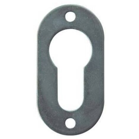 MOSTRINA OVALE FORO SAGOMATO 06092 CISA - ZINCATA MM 54X28 - 5 pezzi