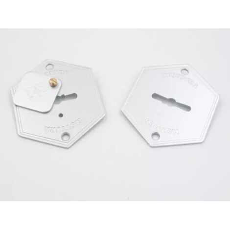 MOSTRINE MOTTURA 95.299 COPPIA ANODIZ.ARGENTO
