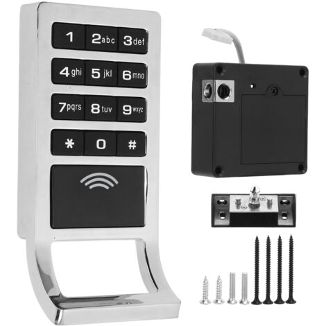 Mot de passe M1 carte serrure d'armoire clavier en alliage de Zinc pour armoires tiroirs armoires