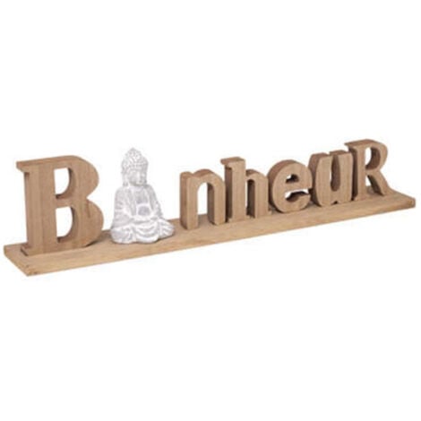 Sticker Zen Bouddha Jaune - XL (98cm x 102cm)