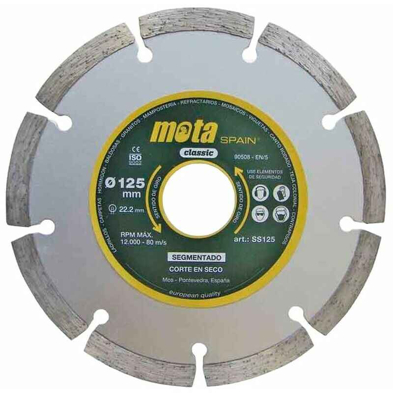 

Disco diamantado segment laster 125mm ss125 - Mota