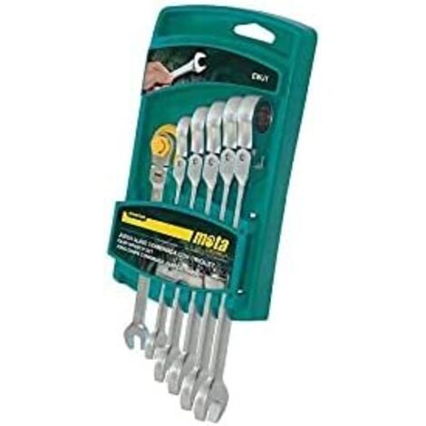 Mota Professionelles Set von Schwenkschlüsseln Silber 6-teilig