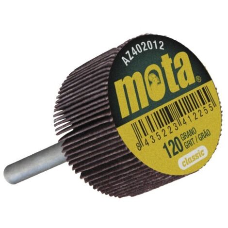 MOTA Spazzola Lamellare con Gambo 50x30x6mm Grana 80 AZ53008