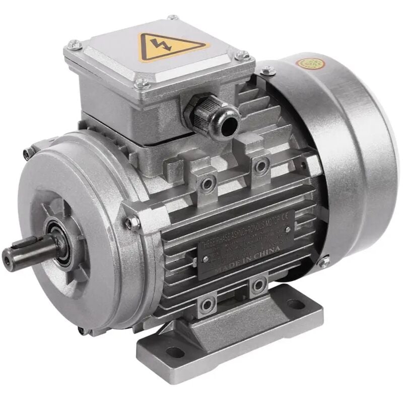 Moteur 0.75KW 380V Moteur triphasé 3 moteurs de groupe 1400r/min Aluminium