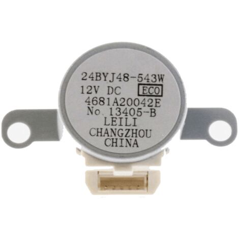 Moteur 24BYJ48 pour climatiseur mobile – Longueur 10cm – Largeur 5cm – Compatible avec plusieurs modèles LG – 4681A20042E