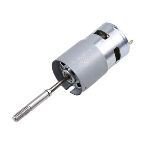 Moteur 775 12/21 V, Engrenage, Arbre de 5 mm, pour Tondeuse à Gazon, Perceuse, Visseuse Sans Fil, Li-Ion.