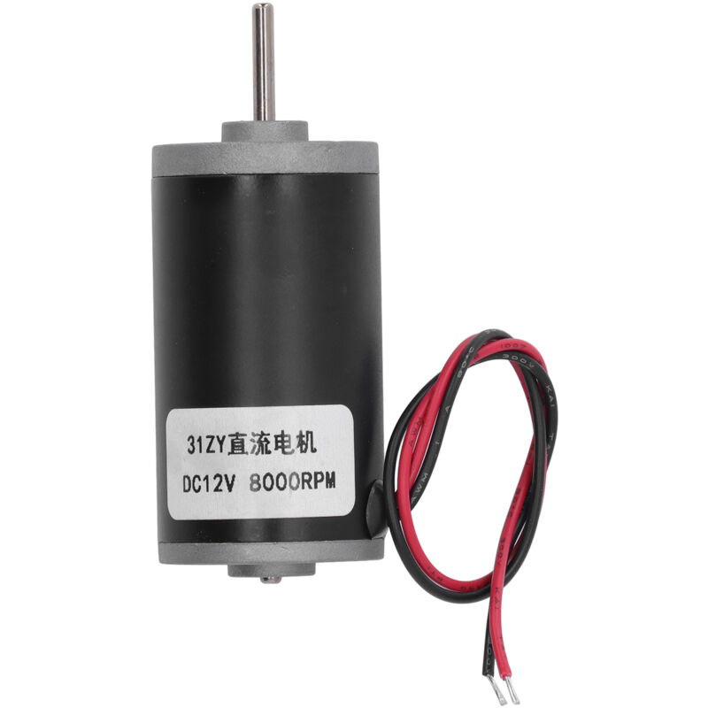 Moteur à aimant permanent DC 12V réversible CW CCW grande Torsion moteur électrique haute vitesse 8000 tr/min