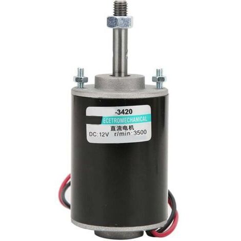 Moteur à courant continu à aimant permanent à grande vitesse à faible bruit CW CCW Mini moteurs électriques brossés 30W12V 3500RPM