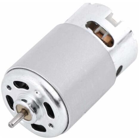 Moteur à courant continu RS-550 80W – Tension 12-24V – Vitesse 21000 tr/min – Couple 1Nm pour perceuses électriques - 21000Rpm