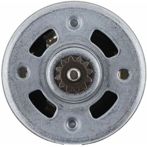 Moteur à Courant Continu RS550 12V 23000 Tr/Min avec 12 Dents à Deux Vitesses et BoîTe de Vitesses à Couple éLevé pour Perceuse/Tournevis éLectrique