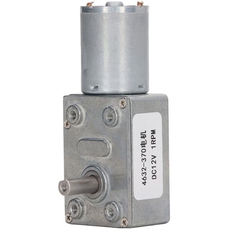 Moteur à engrenage auto-bloquant 4632‑370 pour imprimante, DC 12V, réducteur de vitesse durable, 1 tr/min