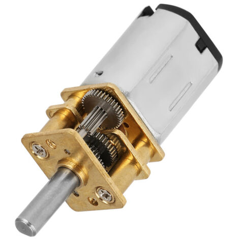 Moteur à engrenage métallique N20 DC 3V-12V, vitesse 50-2000 RPM pour applications de réduction
