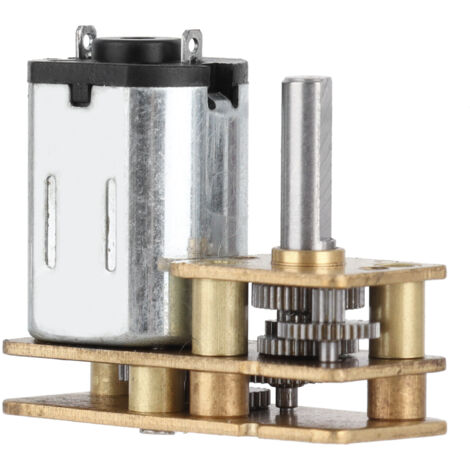 Moteur à engrenage miniature DC6V 150RPM JW‑1024N20 avec réducteur de vitesse et arbre 3x10mm