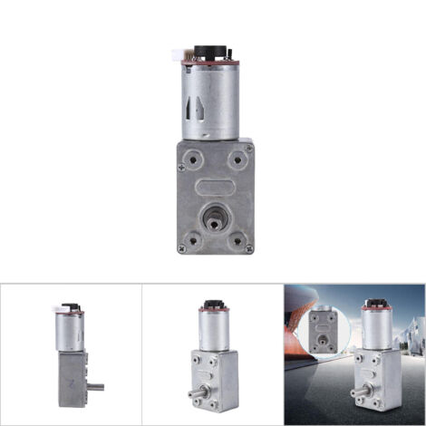 Moteur à engrenages 12V DC couple élevé avec encodeur et auto-blocage puissant (100 tr/min)