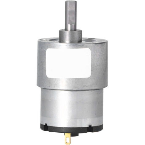 Moteur à engrenages 24V 45RPM, couple élevé pour applications automobiles, rotation CW/CCW