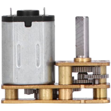 Moteur à engrenages 6V 30RPM 0.5W, boîte de vitesses à couple élevé et faible bruit pour robots et modèles réduits