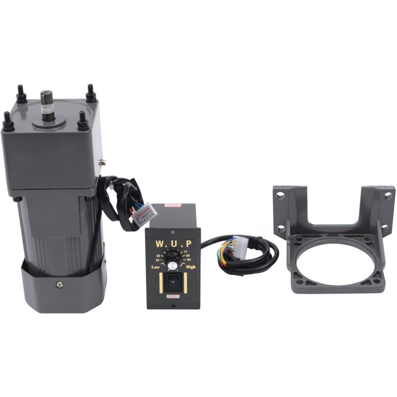 Gojoy - Moteur à engrenages 90 w 220 v moteur électrique motoréducteur monophasé avec support et transmission Moteur à vitesse de transmission 20 k